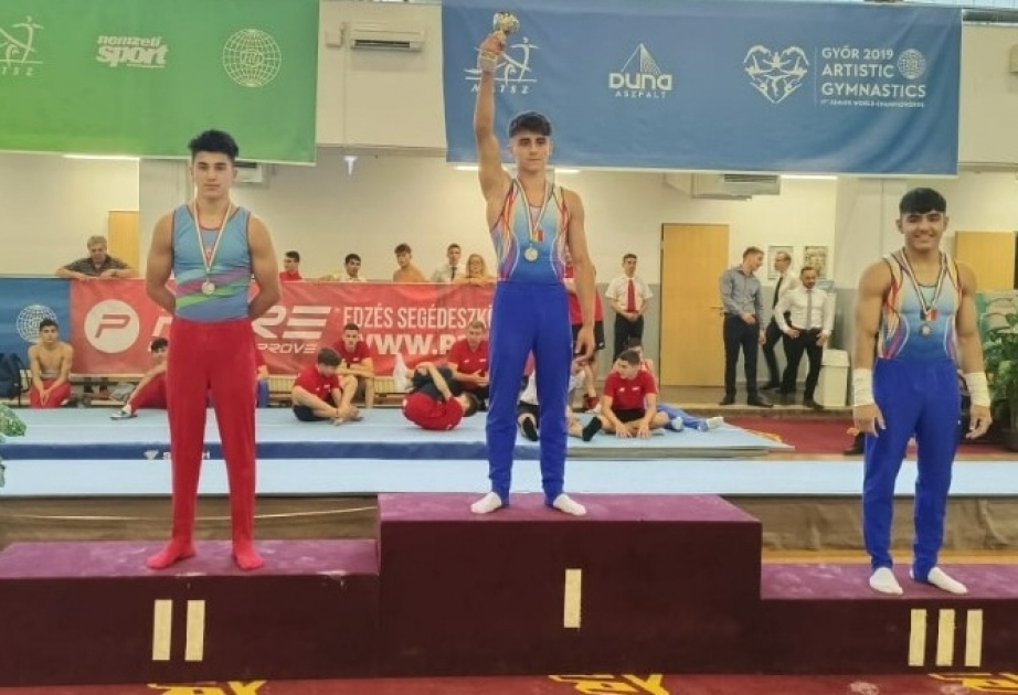 Gənc idman gimnastımız beynəlxalq Budapeşt kuboku yarışında üç medal qazanıb
