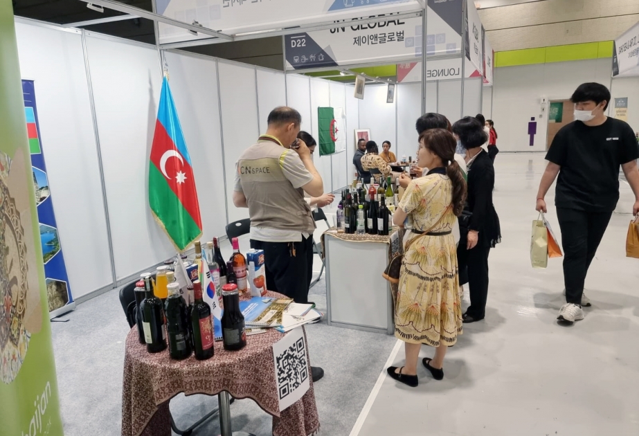 Azərbaycan məhsulları Seulda beynəlxalq sərgidə təqdim olunub