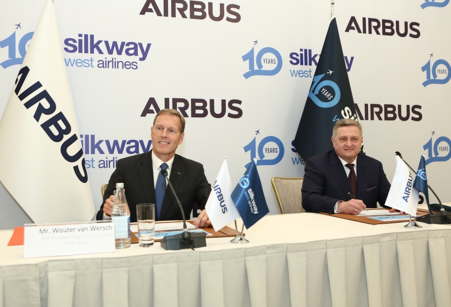 Silk Way West Airlines confirms order for two new generation Airbus A350Fs