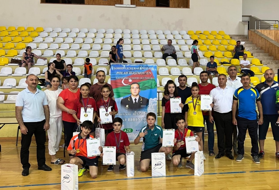 Stolüstü tennis üzrə Azərbaycan birinciliyinin qalibləri müəyyənləşib