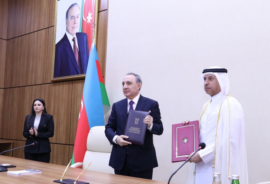 النائب العام يستقبل نظيره القطري مع الوفد المرافق له