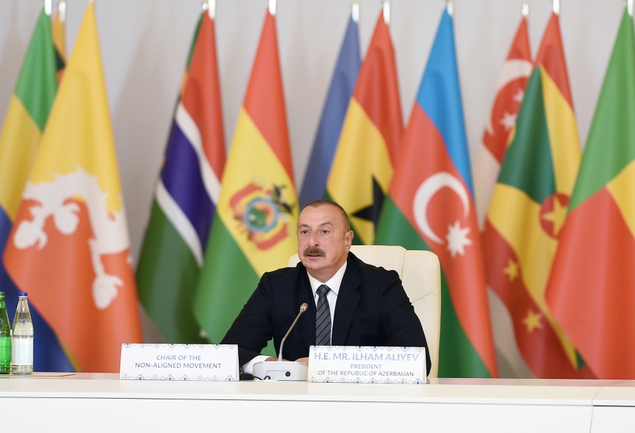 Prezident İlham Əliyev: Qoşulmama Hərəkatındakı dostlarımız Azərbaycana qarşı təxribatların qarşısını aldılar