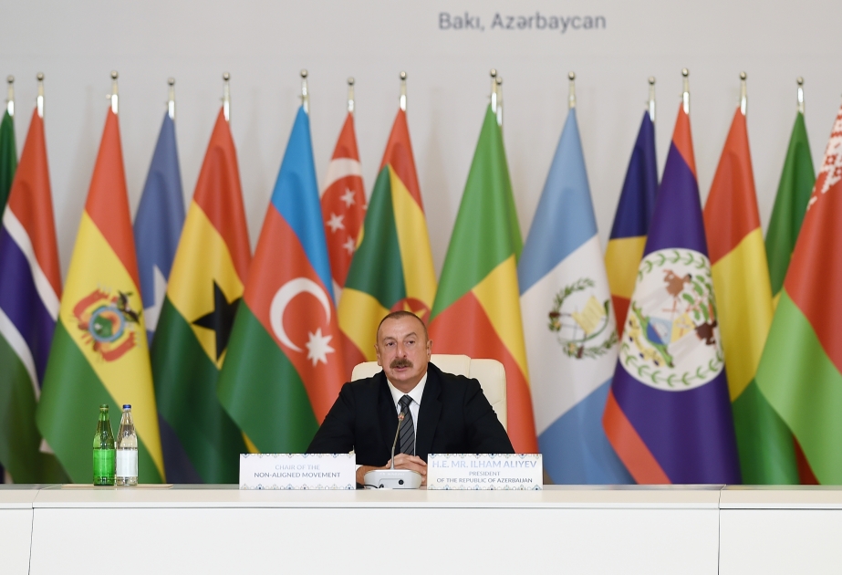 Presidente Ilham Aliyev: “Azerbaiyán siempre ha demostrado su posición en cuestiones tanto regionales como globales”
