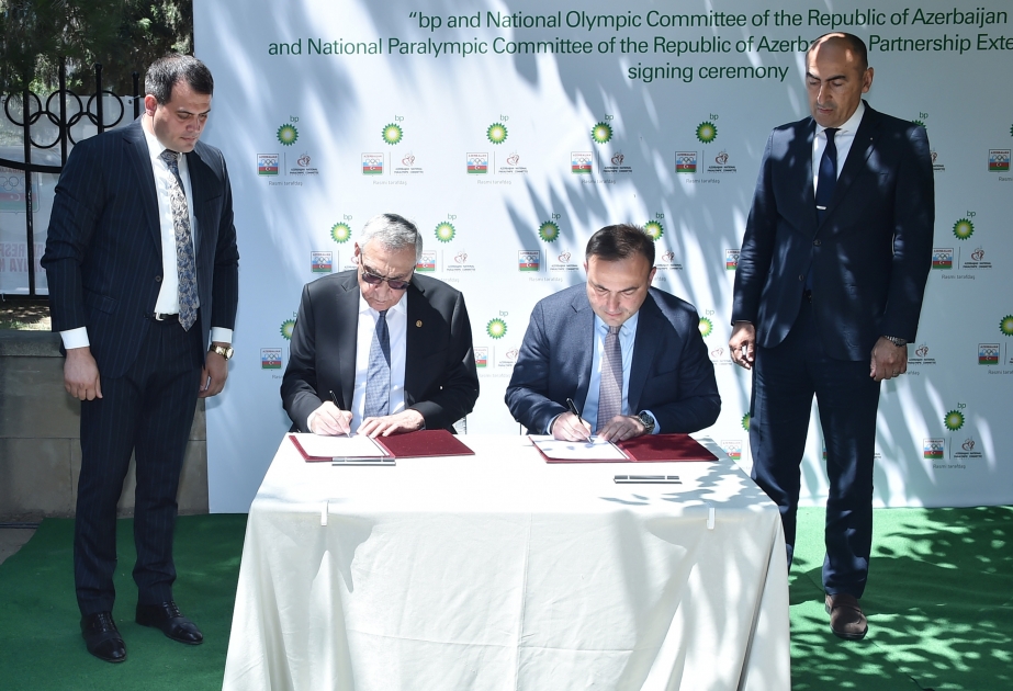 Bp şirkəti, Azərbaycan Milli Olimpiya Komitəsi və Azərbaycan Milli Paralimpiya Komitəsi arasında saziş imzalanıb