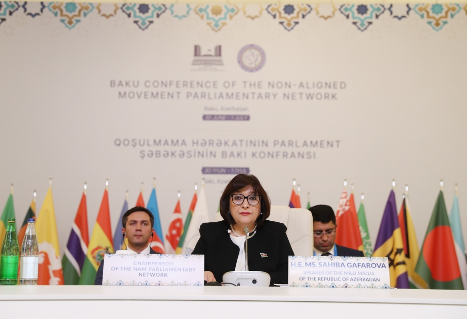 Se celebró una reunión de jefes de delegación en el marco de la Conferencia de Bakú de la Red Parlamentaria del Movimiento de Países No Alineados