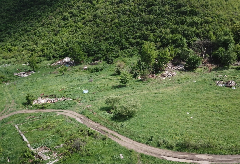 Dorf Aghkend in der Region Zangilan