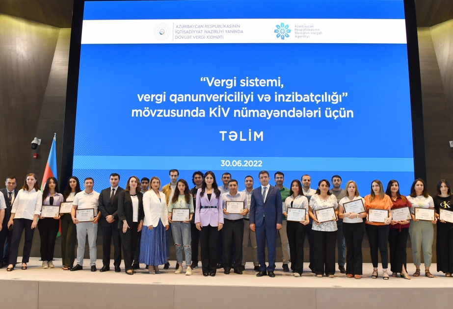 Dövlət Vergi Xidməti və Medianın İnkişafı Agentliyi birgə təlim keçiriblər