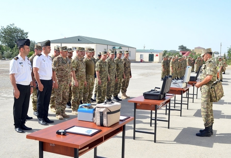 Training-methodological sessions held in radiological, chemical and biological defense units