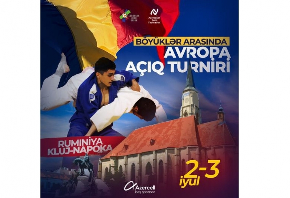 Judocas azerbaiyanos competirán por las medallas en el Abierto Europeo de Cluj-Napoca 2022