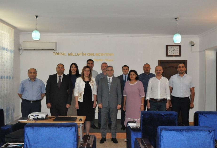 Türkiyədə təcrübə keçmiş Mingəçevir Dövlət Universitetinin səkkiz əməkdaşı ilə görüş keçirilib