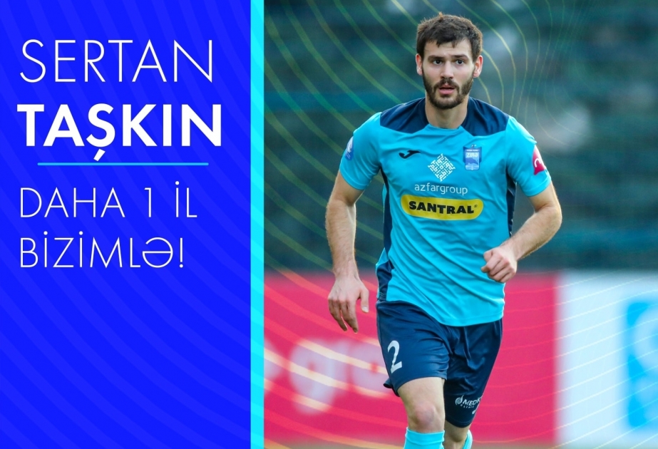 “Zirə” klubu futbolçusu Sərtan Taşkınla müqaviləni yeniləyib