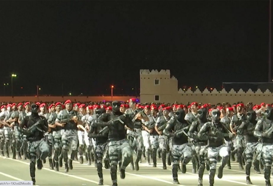 Saudi Arabia security forces hold military parade in Mecca in preparation for Hajj