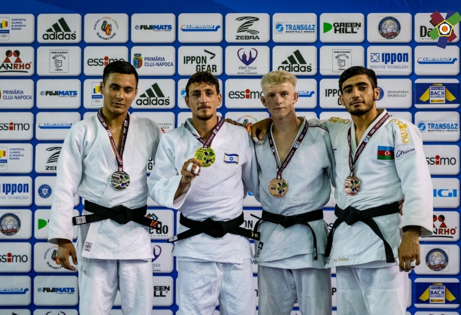 Azerbaijani judo team top medal table at Cluj-Napoca European Open
