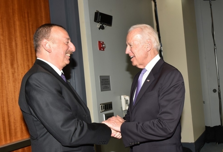Präsident Ilham Aliyev schickt Joe Biden Gratulation