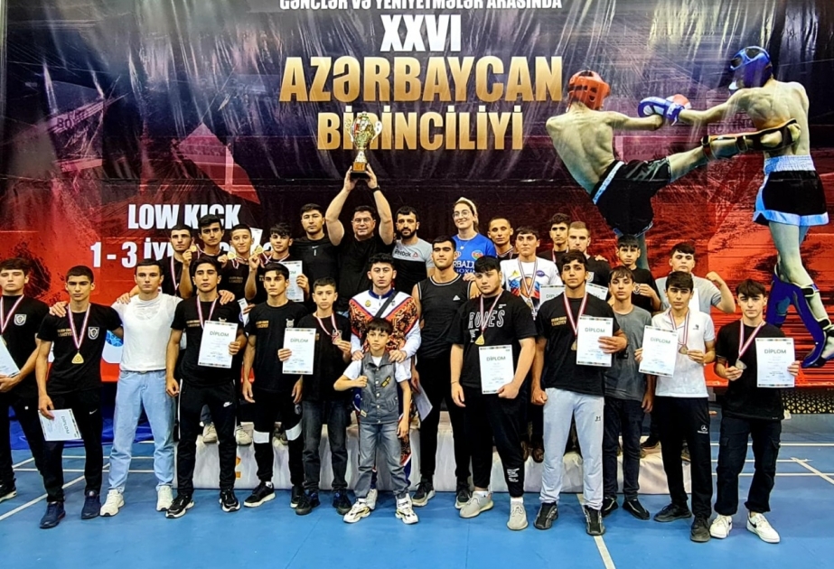 Kikboksinq üzrə gənclər və yeniyetmələr arasında Azərbaycan birinciliyinin qalibləri müəyyənləşib