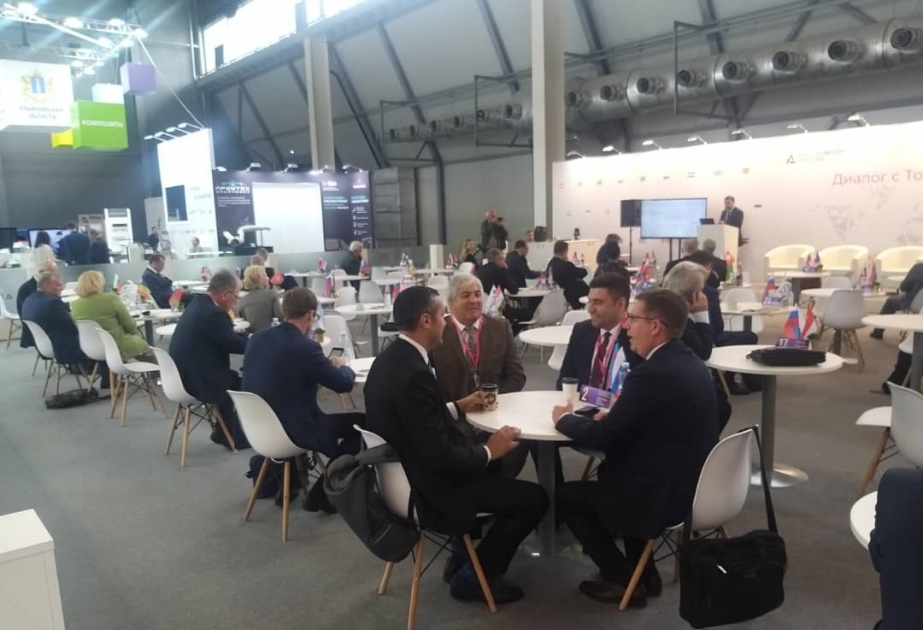 AZPROMO nümayəndələri “INNOPROM-2022” sərgisində bir sıra görüşlər keçiriblər