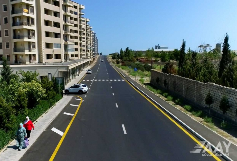 Abşeron rayonunun Aşağı Güzdək avtomobil yolu yenidən qurulub