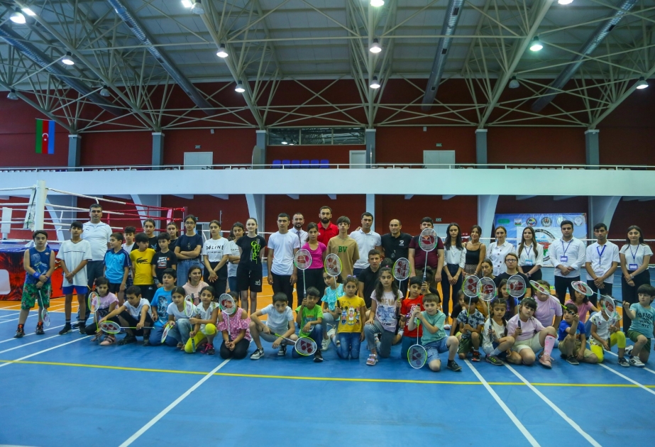 Abşeron Olimpiya İdman Kompleksində badminton zalı istifadəyə verilib