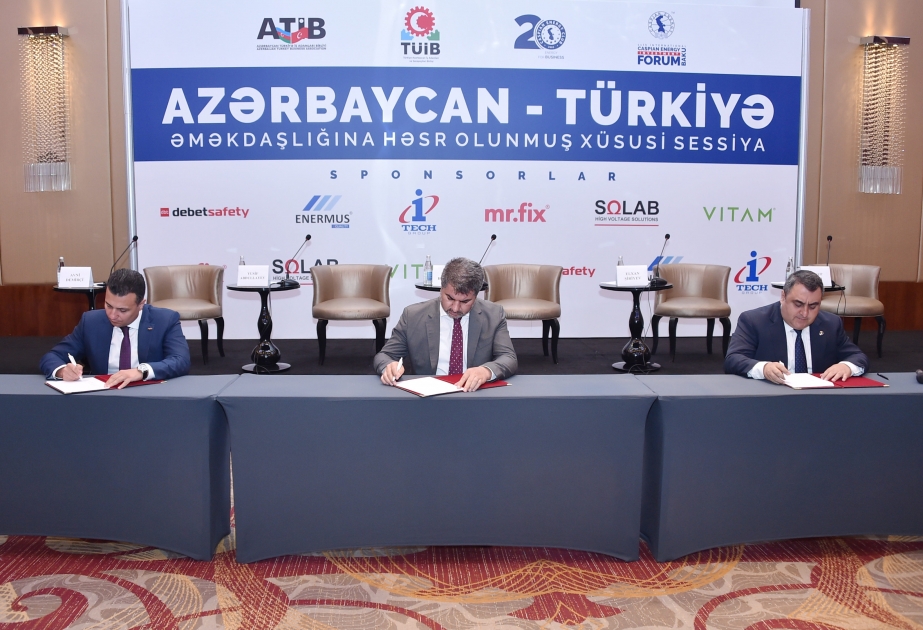 “Caspian Energy Club”, TÜİB və ATİB arasında Anlaşma Memorandumu imzalanıb
