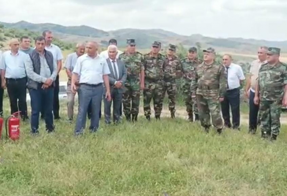 “Yay mövsümündə meşələrdə yanğın təhlükəsizliyi” mövzusunda növbəti maarifləndirici tədbir keçirilib