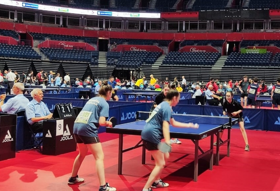 Stolüstü tennisçilərimiz Avropa çempionatında mübarizəyə başlayıblar