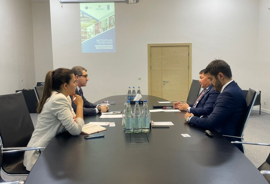 Embajador de Kirguistán en Azerbaiyán visita AZPROMO