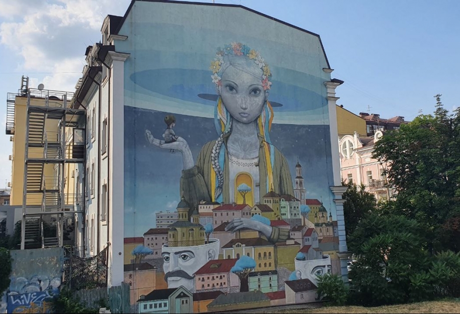 Paytaxt Kiyevin mədəni dəyərlərinə çevrilən murallar –  AZƏRTAC-ın xüsusi reportajı VİDEO