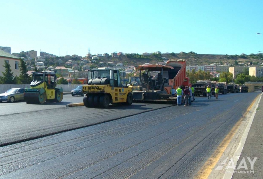Zığ-Hövsan yolunun yenidən qurulması davam etdirilir