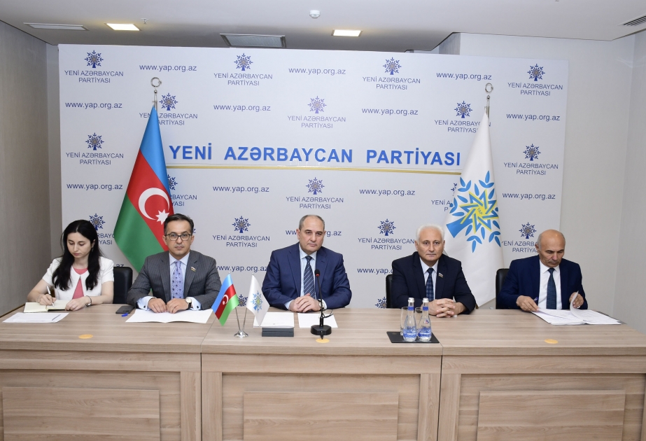 Yeni Azərbaycan Partiyası və Çin Kommunist Partiyası arasında videoformatda görüş keçirilib