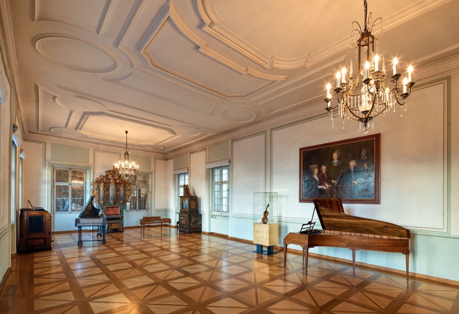 Mozart`s birthplace, one of most popular and well-visited sights in Austrian city of Salzburg