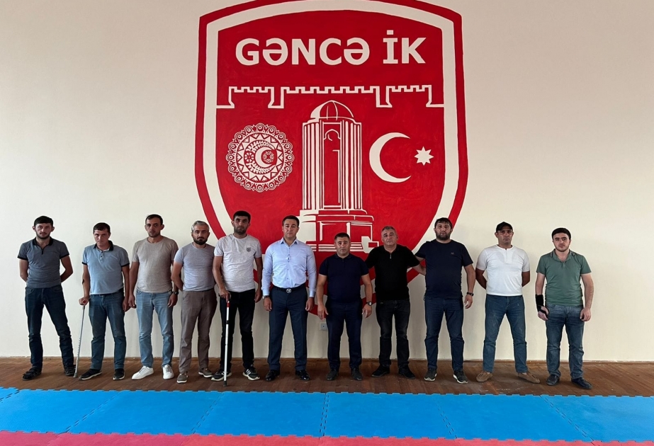 “Gəncə” idman klubunda 44 günlük Vətən müharibəsi qaziləri ilə görüş olub