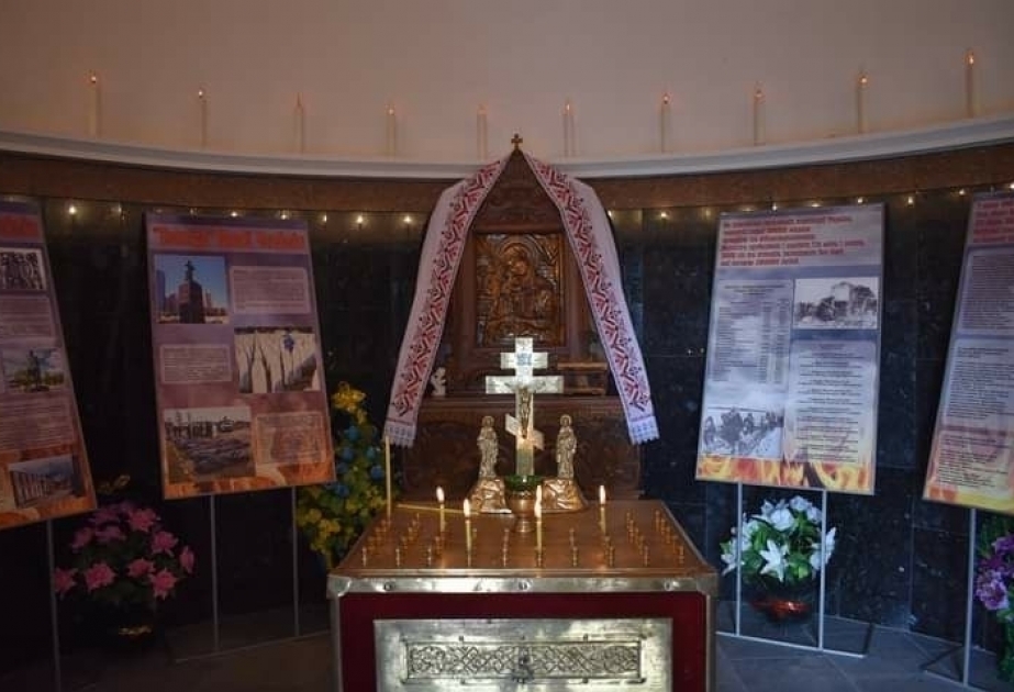 Se crea un stand en la región ucraniana de Sumy sobre la realidad del genocidio de Joyalí