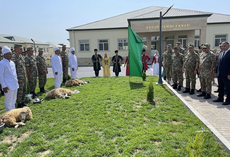 Состоялось открытие новой воинской части на территории Ходжавендского района ВИДЕО