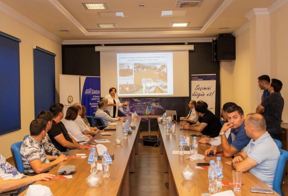 Sağlam həyat tərzinin təbliği mövzusunda maarifləndirici tədbir keçirilib