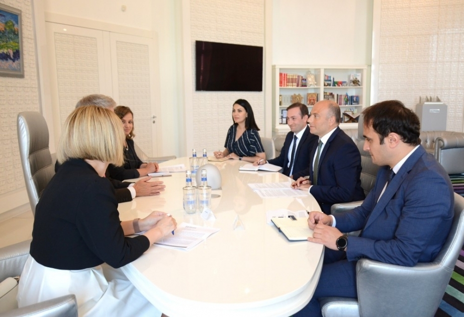 Ministro de Cultura se reúne con el embajador del Reino Unido en Azerbaiyán