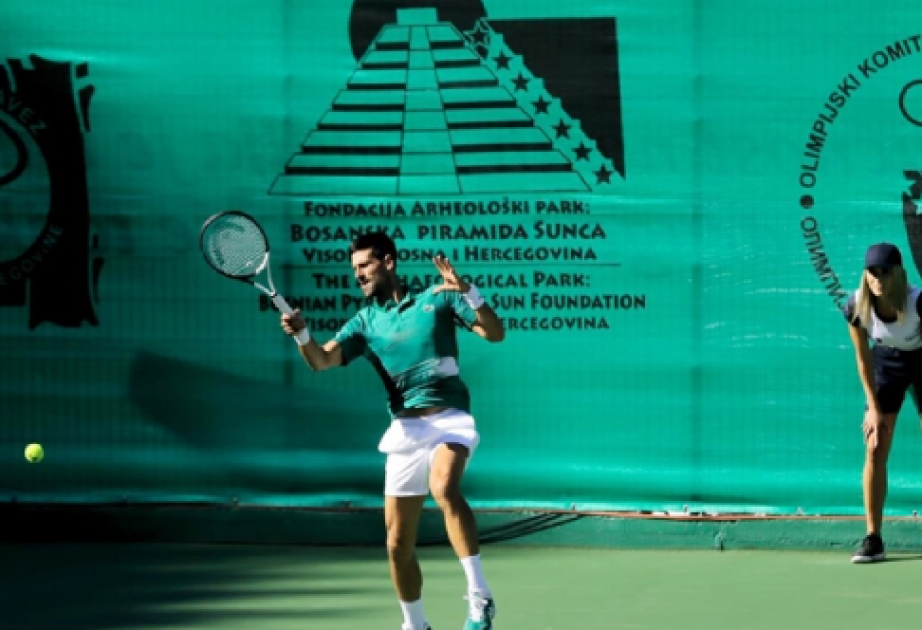 Novak Cokoviç Bosniya və Herseqovinada tennis kompleksinin açılışında iştirak edib