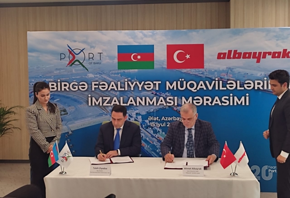Bakı Limanı Azərbaycanın tranzit imkanlarını genişləndirəcək müqavilə imzalayıb