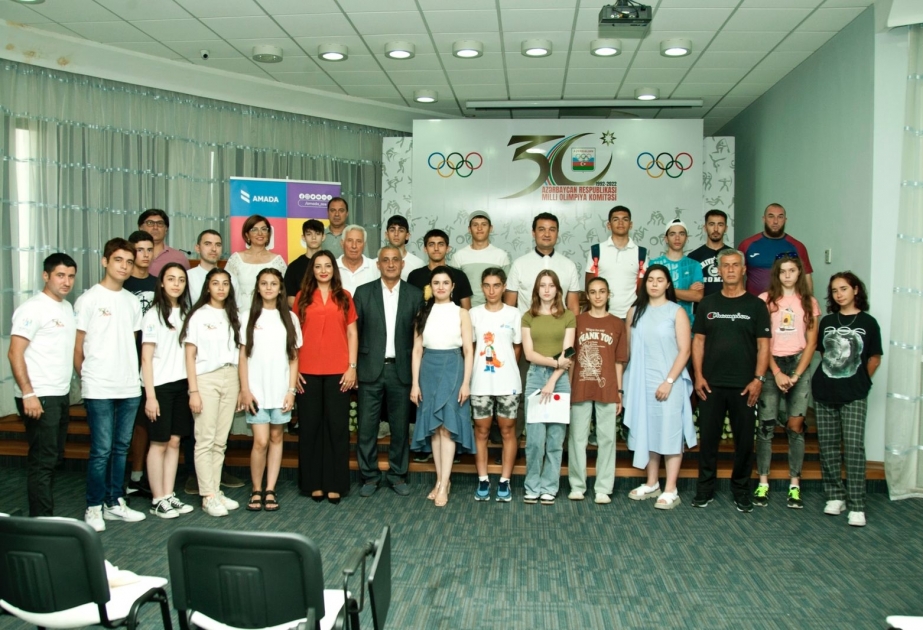 Avropa Yeniyetmələrinin XVI Yay Olimpiya Festivalında ölkəmizi təmsil edəcək idmançılarla görüş olub