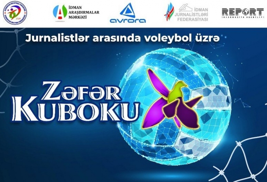 Jurnalistlər arasında voleybol üzrə “Zəfər kuboku” yarışında finalçılar müəyyənləşib