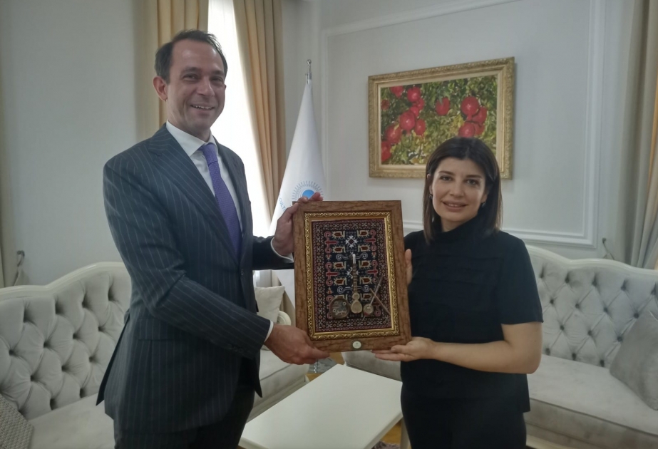 Swedish ambassador to Azerbaijan visits International Turkic Culture and Heritage Foundation