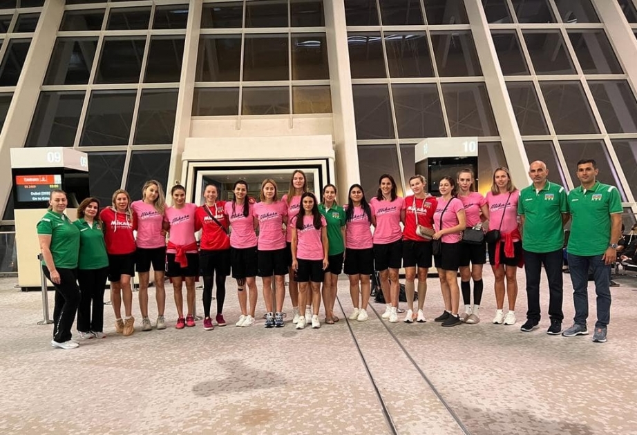Женская сборная Азербайджана по волейболу отправилась на учебно-тренировочные сборы в Словению