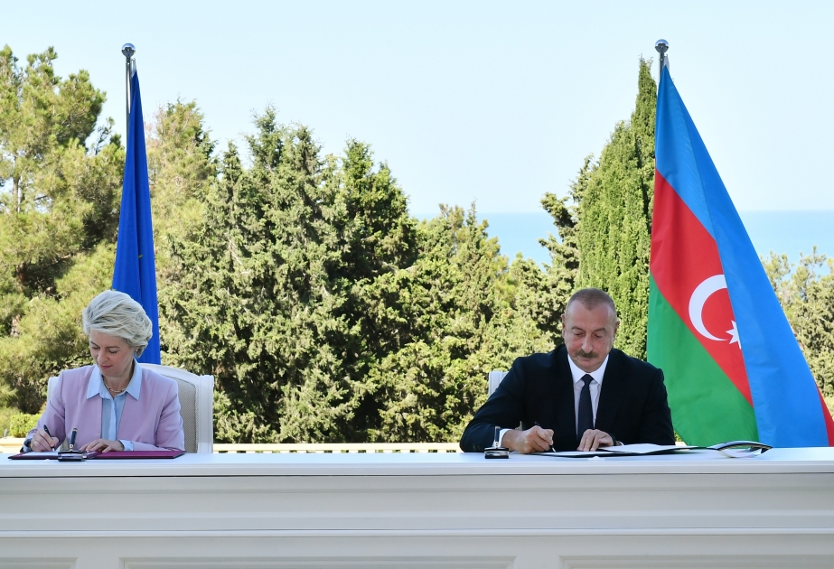 L’Azerbaïdjan et l’UE signent un mémorandum d’entente sur le partenariat stratégique en matière d’énergie VIDEO