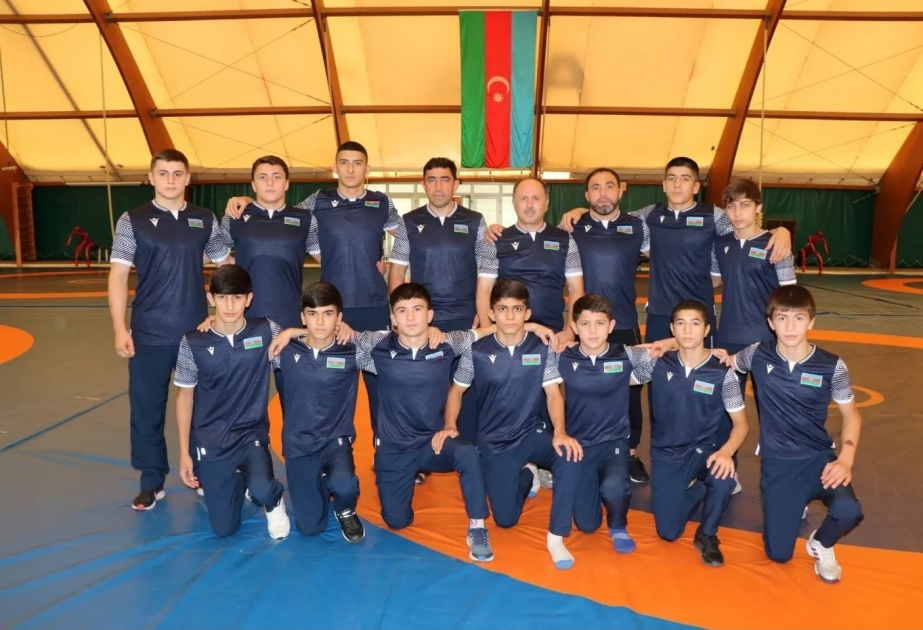 Young Azerbaijani freestyle wrestlers bring home eight medals from European Championships