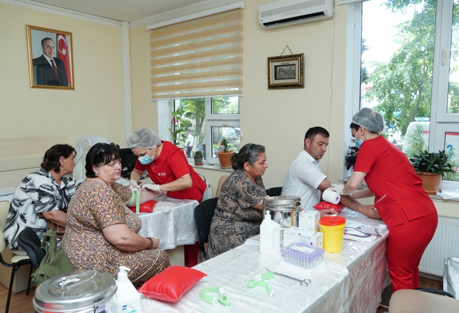 Zaqatalada 101 nəfər könüllü qan verib