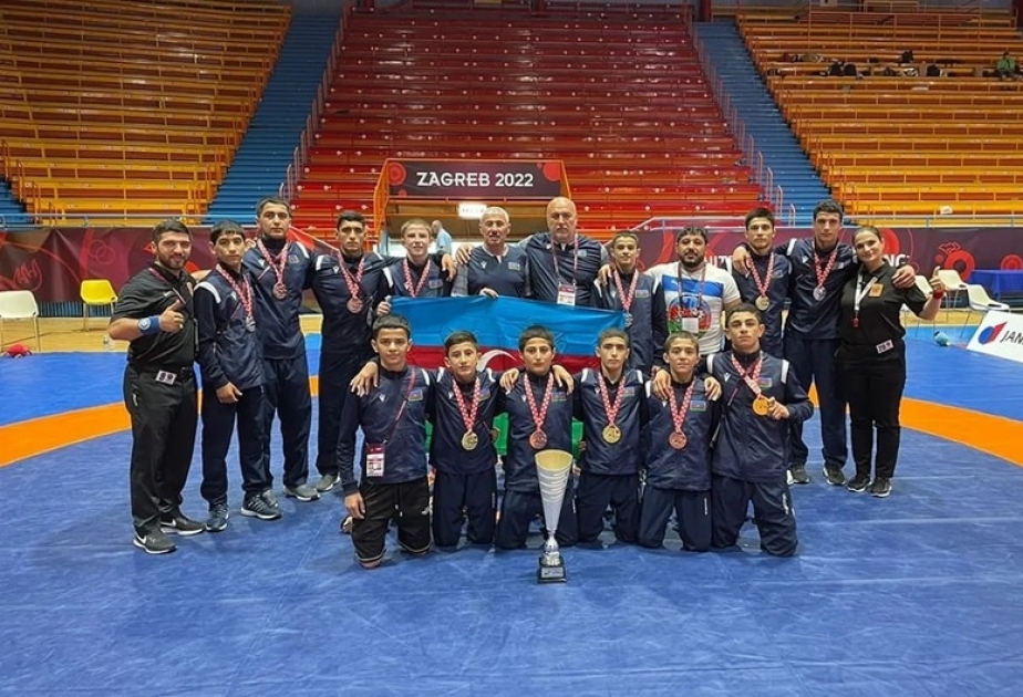 Yunan-Roma güləşi üzrə Azərbaycan millisi U-15 Avropa çempionatının qalibi olub
