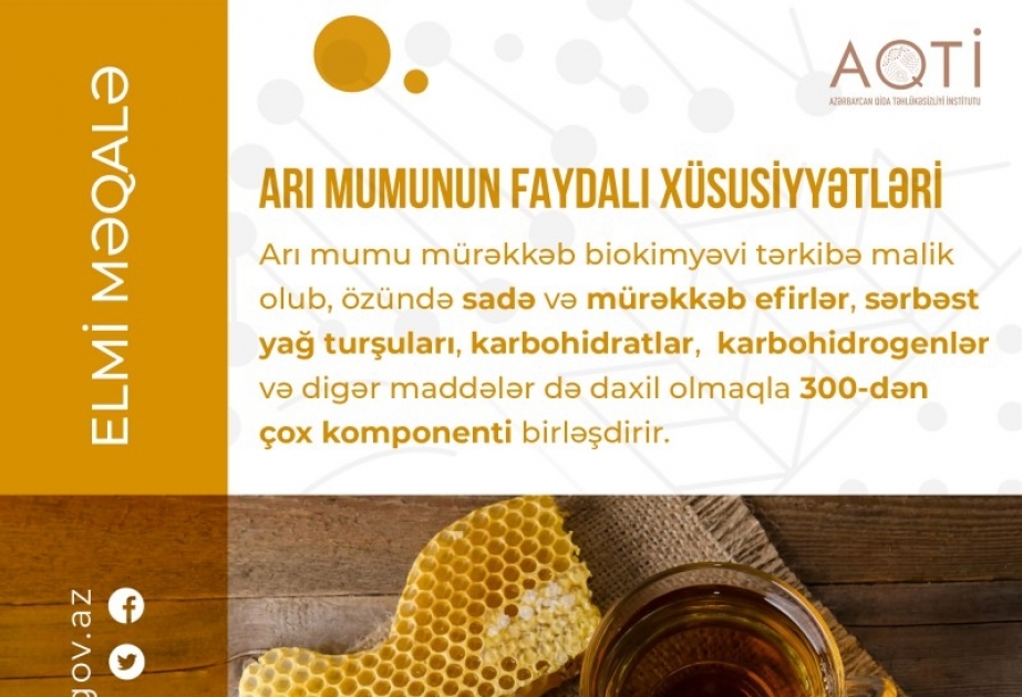 Arı mumunun faydalı xüsusiyyətləri
