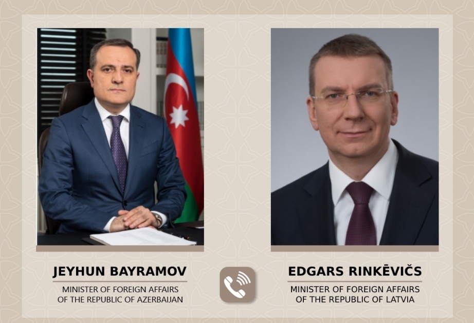 Azerbaijani, Latvian FMs talk over phone