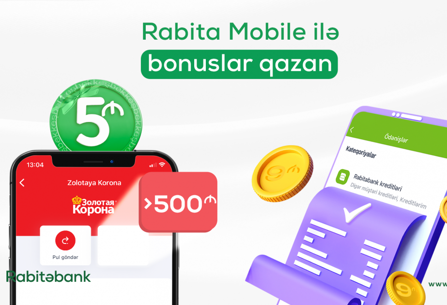 ®  “Rabita Mobile” ilə ödəniş bonuslar qazandırır