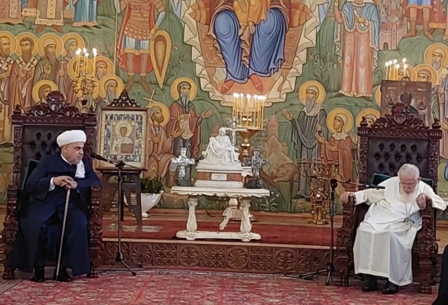 Председатель Управления мусульман Кавказа встретился с патриархом Грузии Илией II