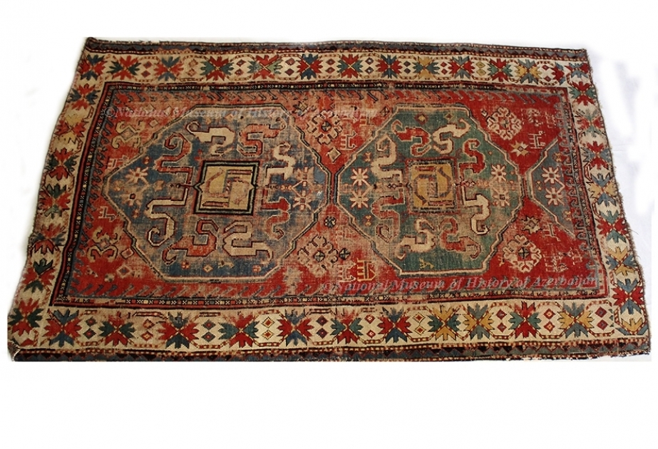 El Museo de Historia de Azerbaiyán alberga una alfombra Malibayli que data del siglo XIX